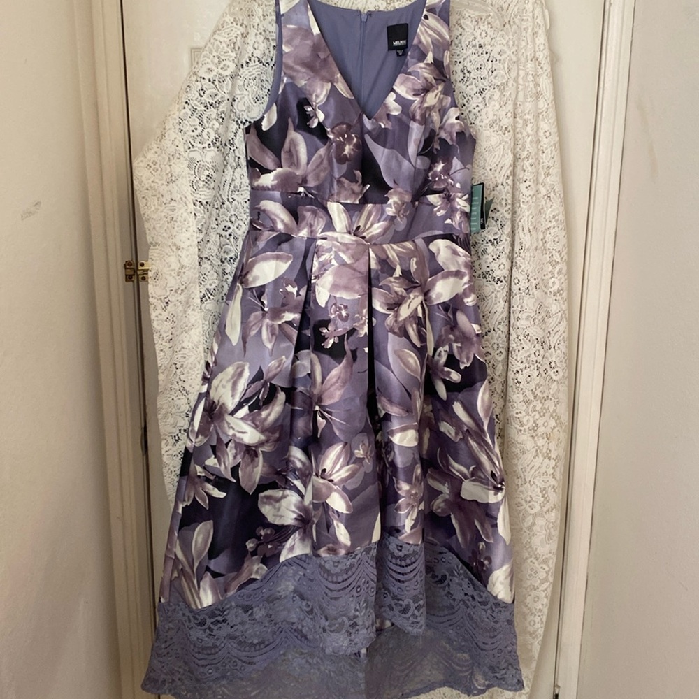 MELROSE Floral Purple Dress